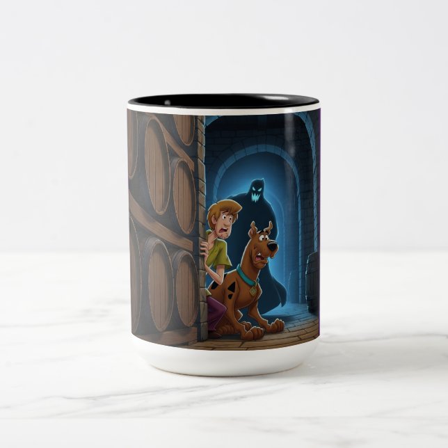 Scooby & Shaggy: Barrel of Frights Two-Tone Coffee Mug (Center)