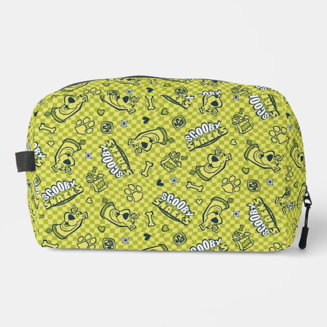 Scooby Snacks Galore Chequered Pattern Dopp Kit (Front)