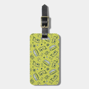 Scooby Snacks Galore Chequered Pattern Luggage Tag