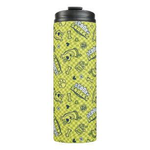 Scooby Snacks Galore Chequered Pattern Thermal Tumbler