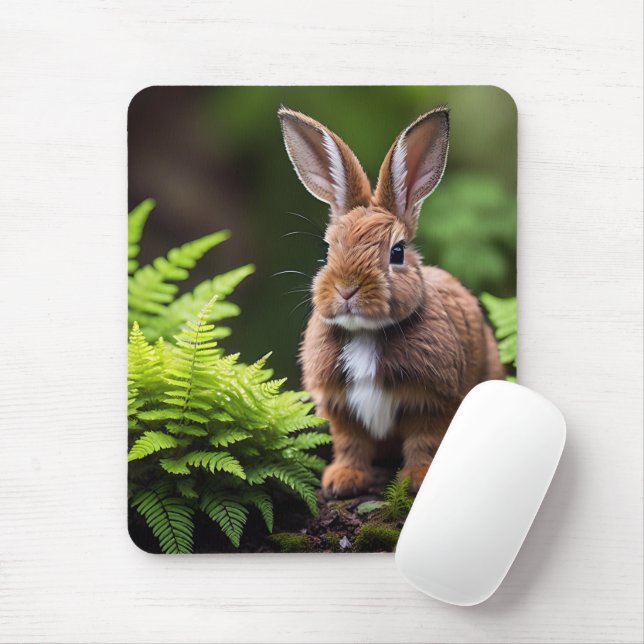 "Scooby the Dwarf Bunny: A Little Ball of Joy" Mouse Pad (With Mouse)