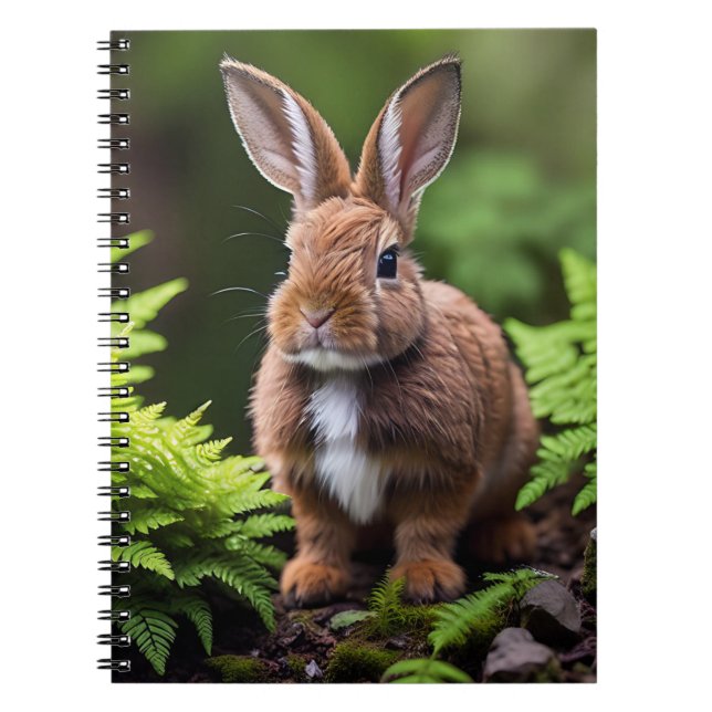 "Scooby the Dwarf Bunny: A Little Ball of Joy" Notebook (Front)