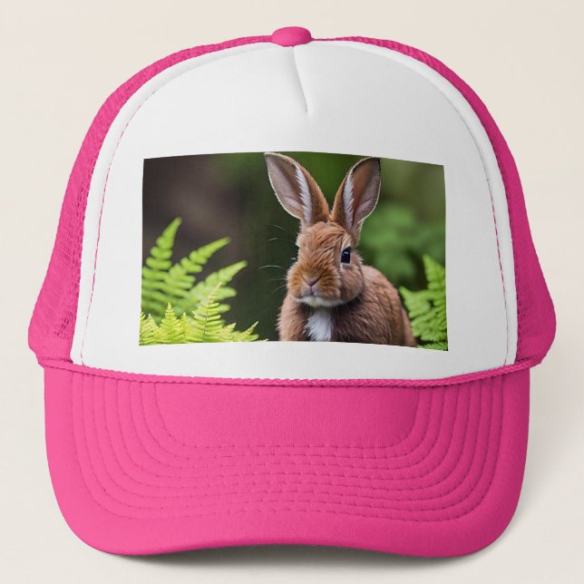 "Scooby the Dwarf Bunny: A Little Ball of Joy" Trucker Hat (Front)