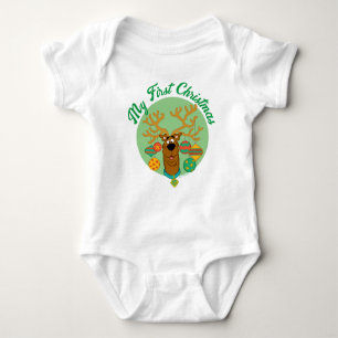 Scooby the Reindeer Baby Bodysuit