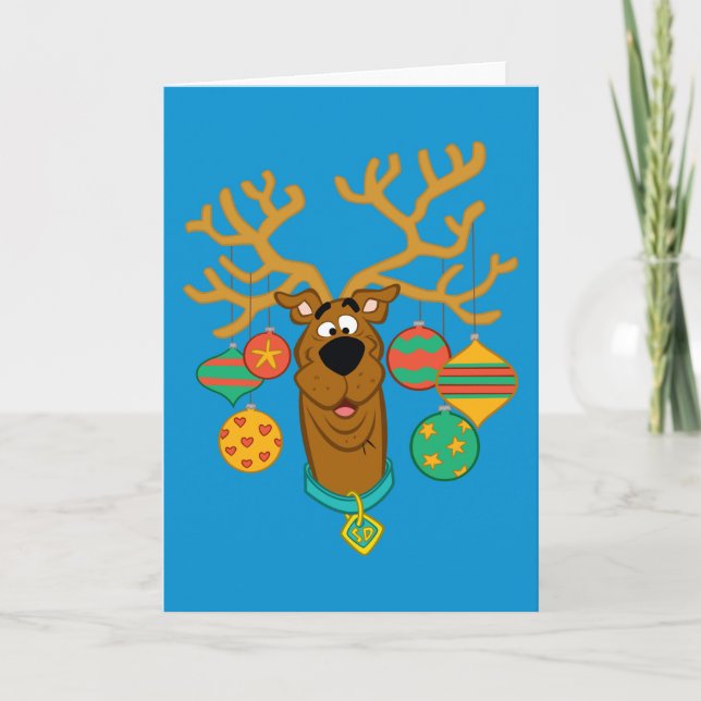 Scooby the Reindeer Holiday Card (Front)