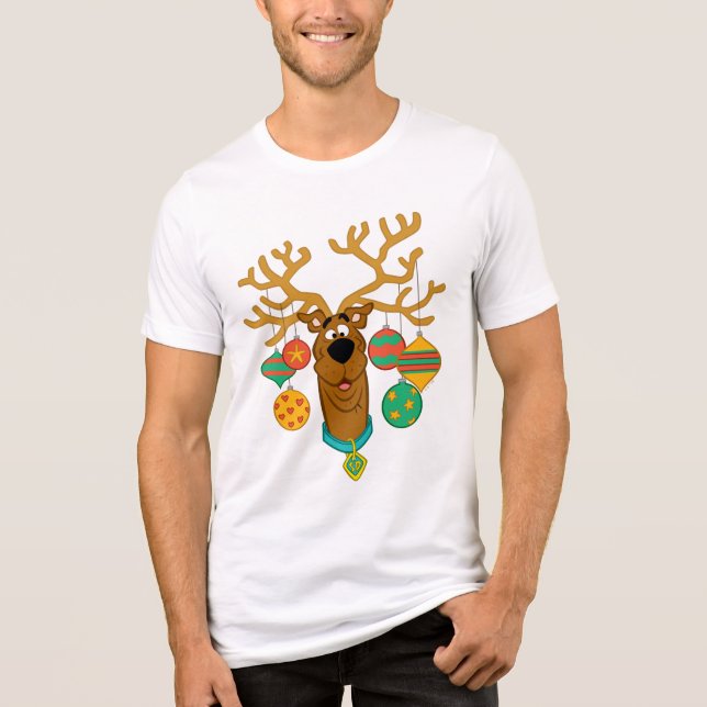 Scooby the Reindeer Tri-Blend Shirt (Front)