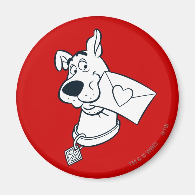 Scooby Valentine's Day Magnet (Front)