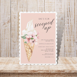 Scooped Up Bridal Shower  Invitation
