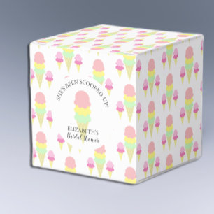 Scooped Up Ice Cream Bridal Shower Favour Box