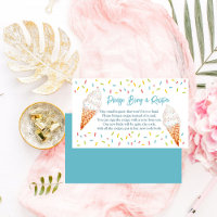 Scooped up ice cream bridal shower recipe request