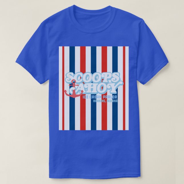 Scoops ahoy ice cream T-Shirt (Design Front)
