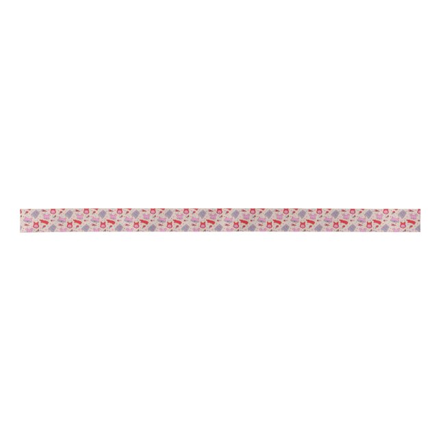 Scoops & Snoots party ribbon Satin Ribbon (Front)