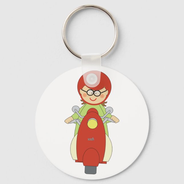 Scoot! - Customised Key Ring (Front)
