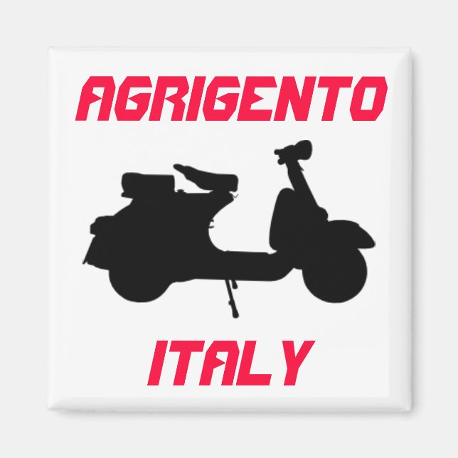 Scooter, Agrigento, Italy Magnet (Front)