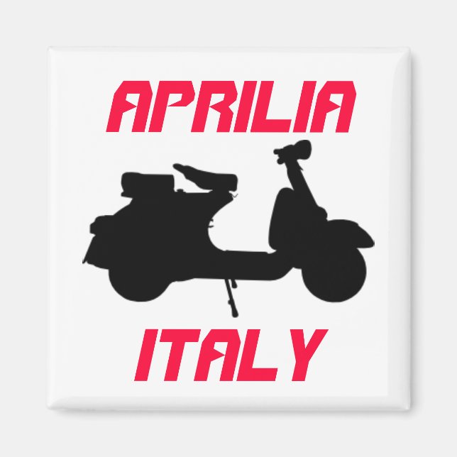Scooter, Aprilia, Italy Magnet (Front)