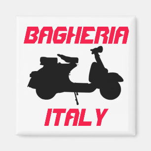 Scooter, Bagheria, Italy Magnet