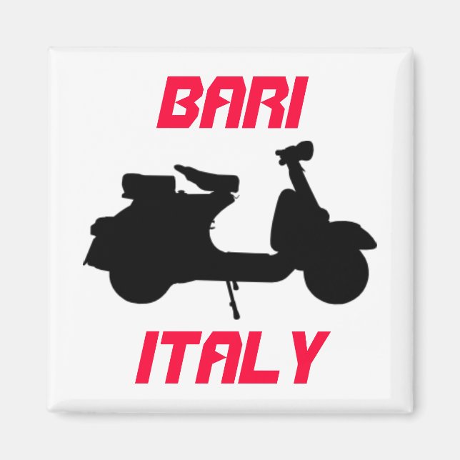 Scooter, Bari, Italy Magnet (Front)