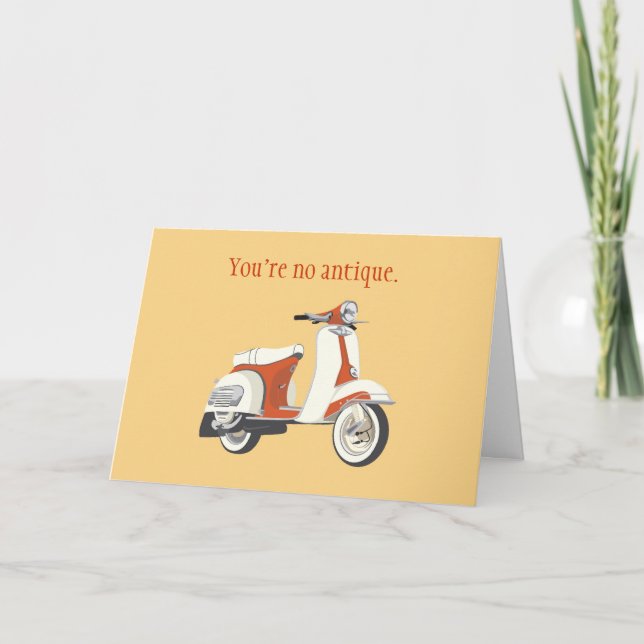 Scooter Birthday Card (Front)