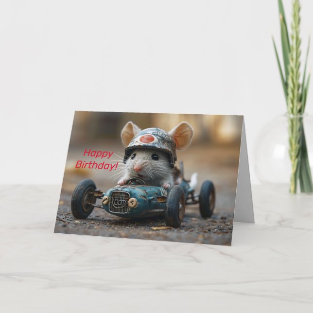 SCOOTER BIRTHDAY CARD (Front)