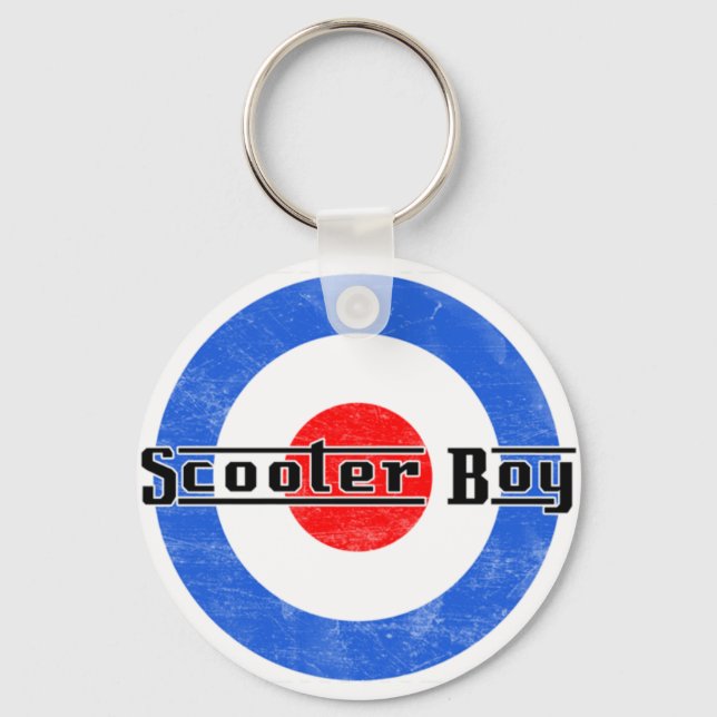 Scooter Boy Lambretta keychain (Front)