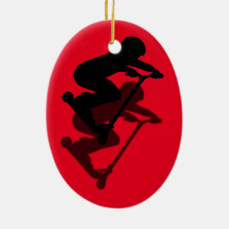 Scooter Boy - Stunt Scooter 5 Ceramic Ornament