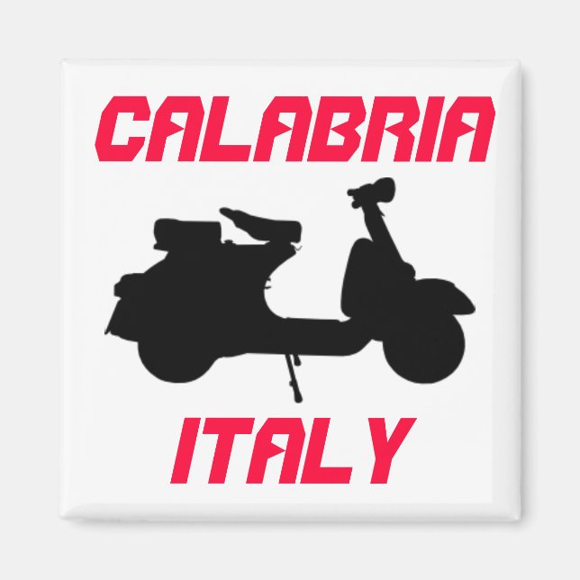 Scooter, Calabria, Italy Magnet (Front)