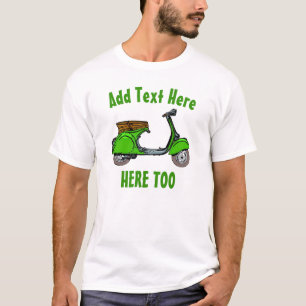 Scooter Dude, add edit text, T-Shirt