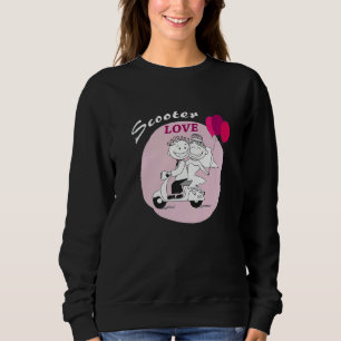 Scooter  Electric Stunt Moped Rider Motorcycle Bik Sweatshirt
