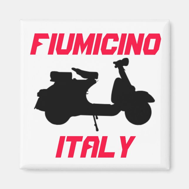 Scooter, Fiumicino, Italy Magnet (Front)