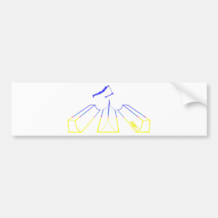 Scooter freestyle bumper sticker