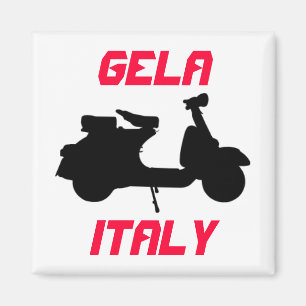 Scooter, Gela, Italy Magnet