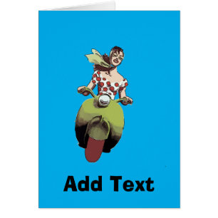 Scooter Girl, add text