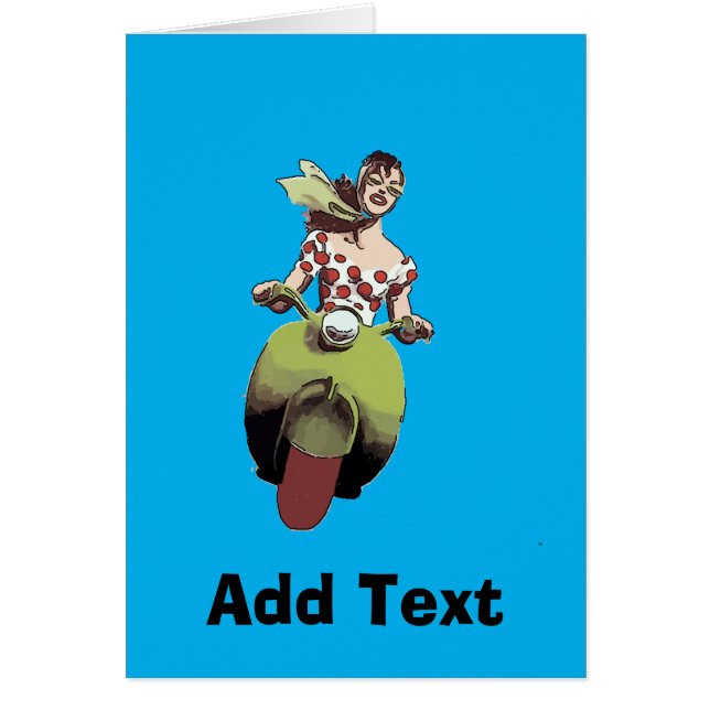 Scooter Girl, add text (Front)