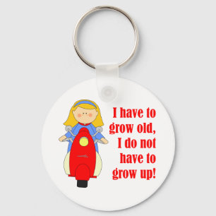 scooter girl key ring