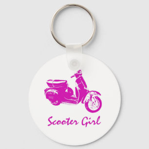 Scooter Girl Key Ring