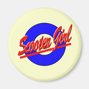 Scooter Girl Magnet