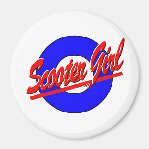 Scooter Girl Magnet