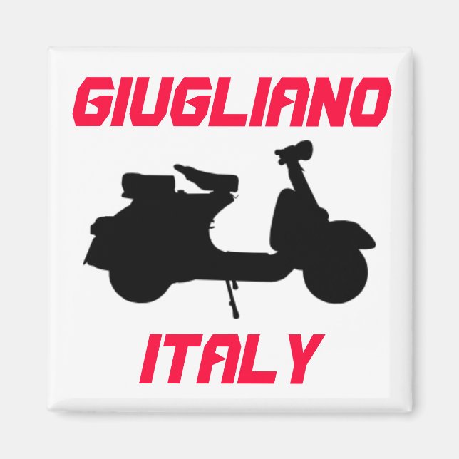 Scooter, Giugliano, Italy Magnet (Front)
