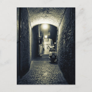 Scooter in Italy Postcard