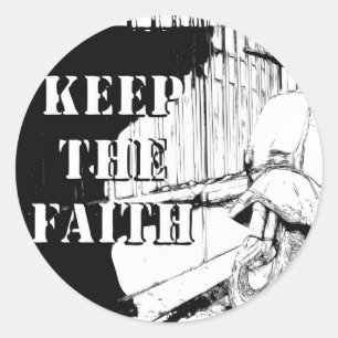 Scooter Keep the Faith Classic Round Sticker