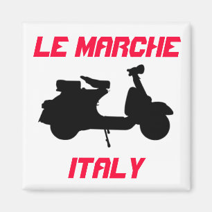 Scooter, Le Marche, Italy Magnet
