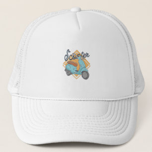 Scooter life trucker hat