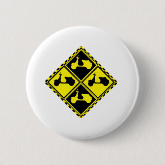 Scooter Mania! 6 Cm Round Badge