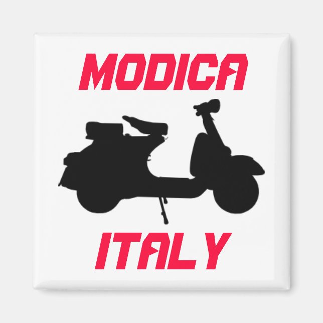 Scooter, Modica, Italy Magnet (Front)