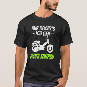 Scooter Moped Moped Driver Mokick Bike Scooter T-Shirt
