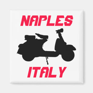 Scooter, Naples, Italy Magnet