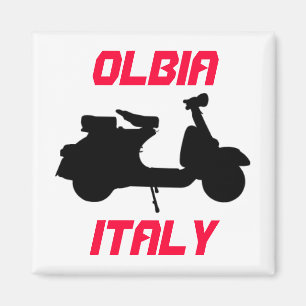 Scooter, Olbia, Italy Magnet