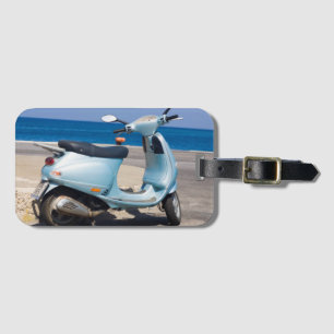 Scooter On The Beach Ephesus, Turkey Luggage Tag
