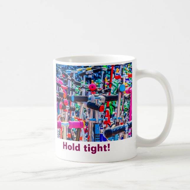 Scooter paradise - Hold tight! Coffee Mug (Right)