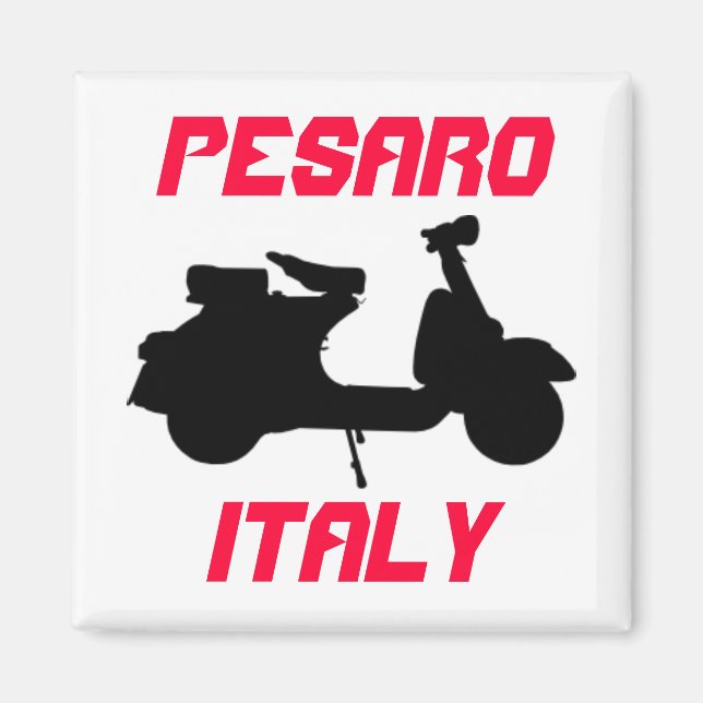 Scooter, Pesaro, Italy Magnet (Front)